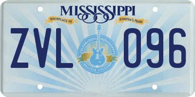 MS license plate ZVL096