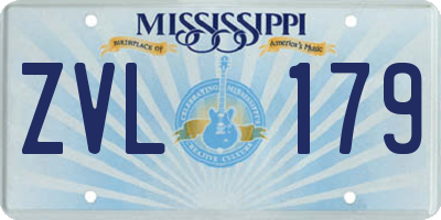 MS license plate ZVL179