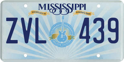 MS license plate ZVL439