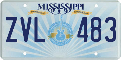 MS license plate ZVL483
