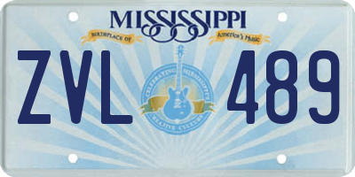 MS license plate ZVL489
