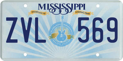 MS license plate ZVL569