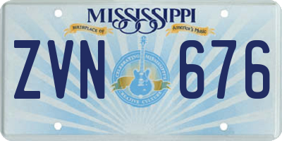 MS license plate ZVN676