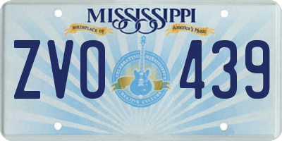 MS license plate ZVO439