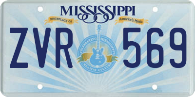 MS license plate ZVR569