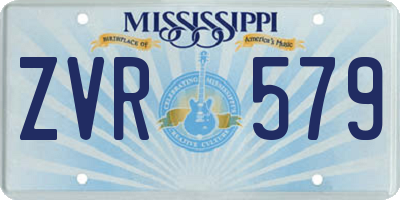 MS license plate ZVR579
