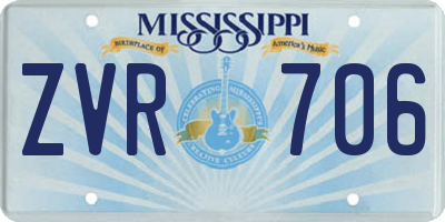 MS license plate ZVR706