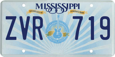 MS license plate ZVR719