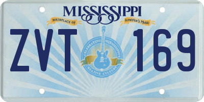 MS license plate ZVT169