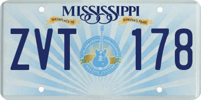 MS license plate ZVT178