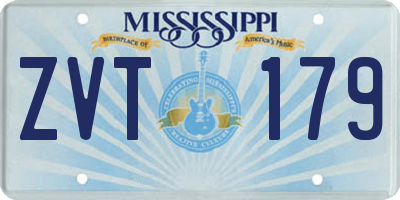 MS license plate ZVT179