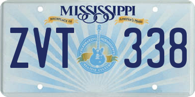 MS license plate ZVT338