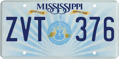 MS license plate ZVT376
