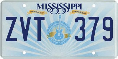 MS license plate ZVT379