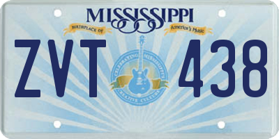 MS license plate ZVT438