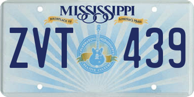 MS license plate ZVT439