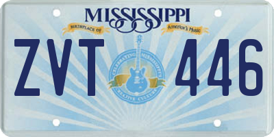 MS license plate ZVT446