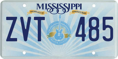MS license plate ZVT485