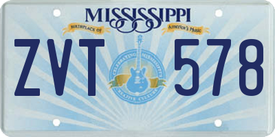 MS license plate ZVT578