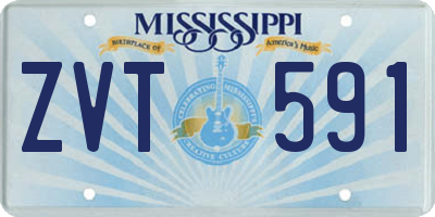 MS license plate ZVT591