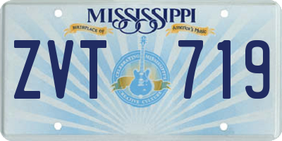 MS license plate ZVT719