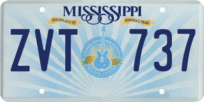 MS license plate ZVT737