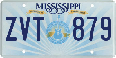 MS license plate ZVT879