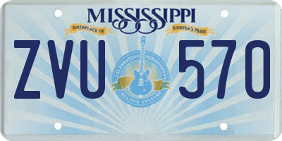 MS license plate ZVU570