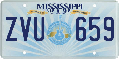 MS license plate ZVU659