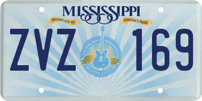 MS license plate ZVZ169