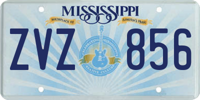 MS license plate ZVZ856