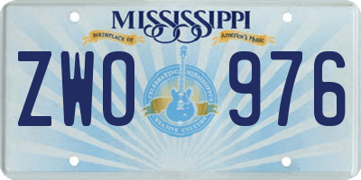 MS license plate ZWO976