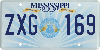 MS license plate ZXG169