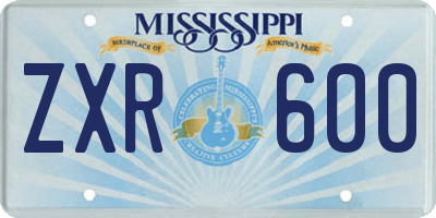 MS license plate ZXR600