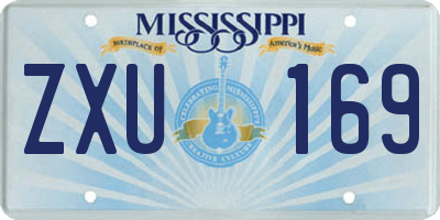 MS license plate ZXU169