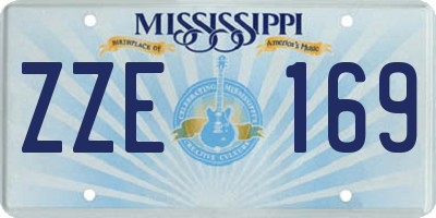 MS license plate ZZE169