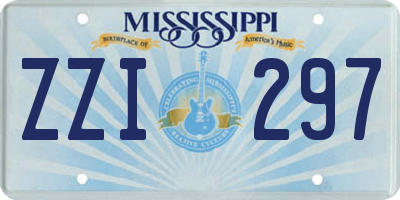 MS license plate ZZI297