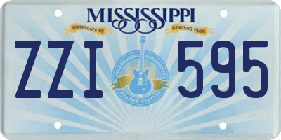 MS license plate ZZI595