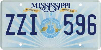 MS license plate ZZI596