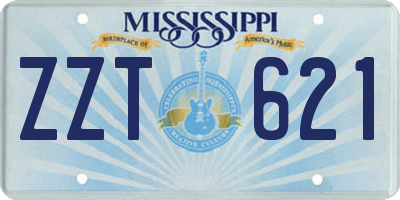 MS license plate ZZT621