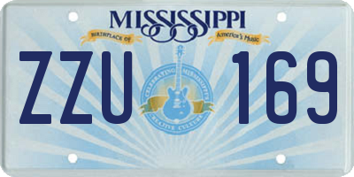 MS license plate ZZU169