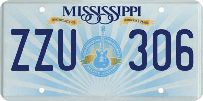 MS license plate ZZU306