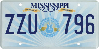 MS license plate ZZU796