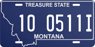 MT license plate 100511I