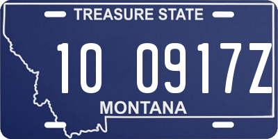 MT license plate 100917Z