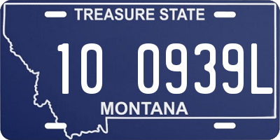 MT license plate 100939L