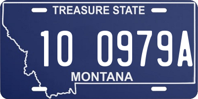 MT license plate 100979A