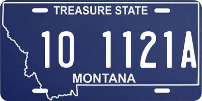 MT license plate 101121A