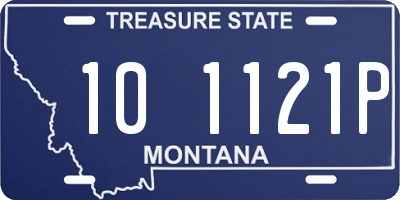 MT license plate 101121P