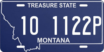 MT license plate 101122P